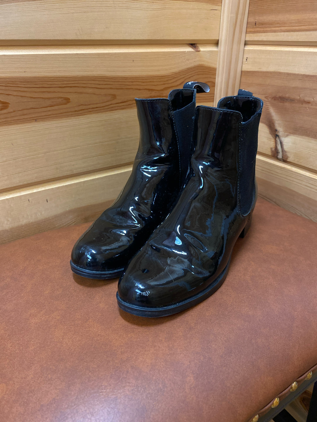 Size 6 1/2 Boots - Patent